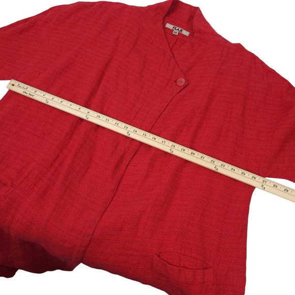 Flax Red Women's Blazer - Picture 8 of 13